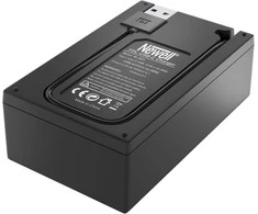 Newell FDL-USB-C dviejų kanalų įkroviklis, skirtas NP-BX1