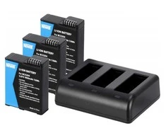 Newell charger SDC-USB-C + 3 Osmo Action batteries