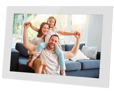 Nuotraukų rėmelis AgfaPhoto digital photo frame Realiview APF1000 WiFi 10", baltas