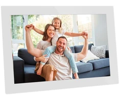 Nuotraukų rėmelis AgfaPhoto digital photo frame Realiview APF1000 WiFi 10", baltas