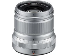 Objektyvas Fujifilm Fujinon XF 50mm f/2 R WR lens, sidabrinis