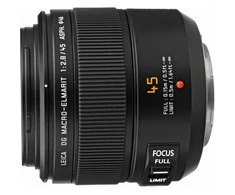 Objektyvas Panasonic Leica DG Macro-Elmarit 45mm f/2.8 ASPH MEGA O.I.S., juodas