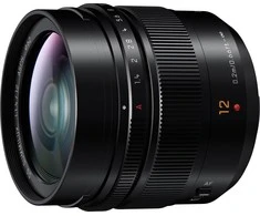 Objektyvas Panasonic Leica DG Summilux 12mm f/1.4 ASPH. lens, juodas