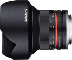 „Samyang“ 12 mm f/2.0 NCS CS objektyvas, skirtas „Fujifilm“.