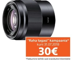 Sony | SEL- 50F18B E 50mm F1.8 Portreto objektyvas | Sony