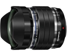 Objektyvas Olympus Om sistema Olympus M.Zuiko Digital ED 8mm F1.8 Fisheye PRO