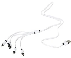 Omega kabelis USB - microUSB/miniUSB/Lightning/Apple 30 kontaktų 4in1 (OUCK4WB) | Omega