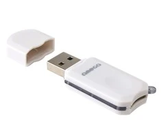 Kortelių skaitytuvas Omega (Micro SD/HC USB 3.0) baltas