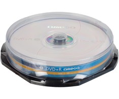 Omega DVD+R 4.7GB 16x 10vnt velenas