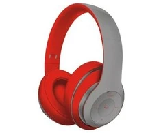 Belaidės Ausinės su FM Radijo imtuvu Omega Freestyle headset FH0916, pilka/raudona