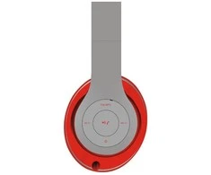 Belaidės Ausinės su FM Radijo imtuvu Omega Freestyle headset FH0916, pilka/raudona