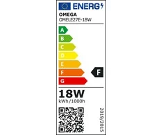 Omega LED lempa E27 18W 2800K (43360)