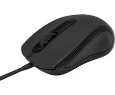 Pelė Omega OM441BC su laidu USB-C, juodos spalvos