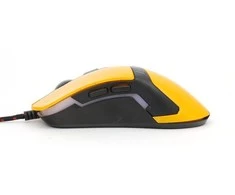 Pelė VARR Gaming OM-270 su laidu, geltonos spalvos