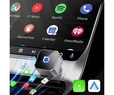 Wireless car adapter OTTOCAST Mini Cube T3 sidabrinis