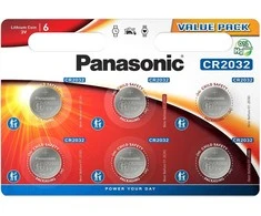 Panasonic Batteries Panasonic baterija CR2032/6B