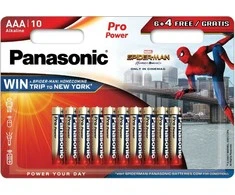 Panasonic Batteries „Panasonic Pro Power“ baterija LR03PPG/10B (6+4 vnt.)