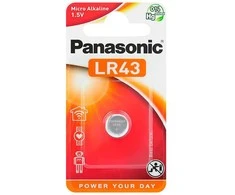 Panasonic Batteries Panasonic baterija LR43/1B