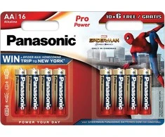 Panasonic Batteries Panasonic Pro Power baterija LR6PPG/16B 10+6vnt