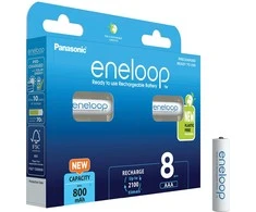 Panasonic Batteries Panasonic eneloop įkraunama baterija AAA 800 8BP