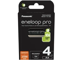 Panasonic Batteries Panasonic eneloop įkraunama baterija Pro AA 2500 4BP