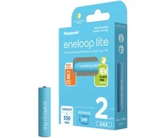 Panasonic Eneloop Lite 550mAh AAA akumuliatorius, 2 vnt.