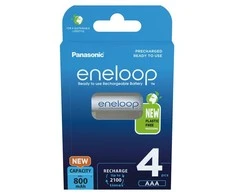 Panasonic Batteries Panasonic eneloop įkraunama baterija AAA 800 4BP