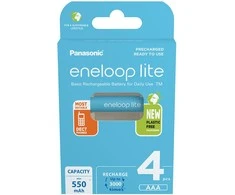 Panasonic Batteries Panasonic eneloop įkraunama baterija Lite AAA 4BP