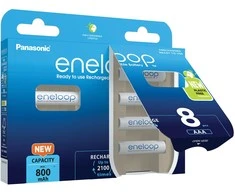 Panasonic Batteries Panasonic eneloop įkraunama baterija AAA 800 8BP