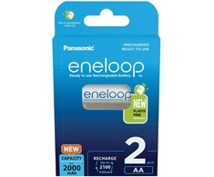 Panasonic Batteries Panasonic eneloop įkraunama baterija AA 2000 2BP