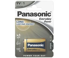Panasonic Batteries Panasonic Everyday Power baterija 6LR61EPS/1B 9V