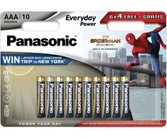 Panasonic Batteries Baterijos Panasonic LR03 EPS 6+4BP Angry Birds