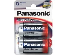 Panasonic EVERYDAY LR20-2BP elementai