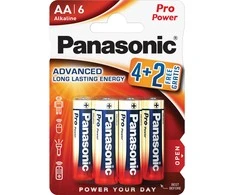 Elementai Panasonic (AA) LR6PPG/6B (Nekraunama)