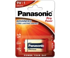 „Panasonic“ 6LR61PPG šarminės baterijos, 1 vnt., 9 V