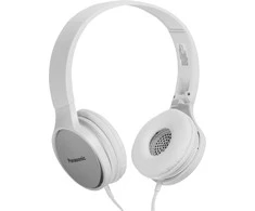 Stereofoninės ausinės Panasonic RP-HF300M su mikrofonu Baltos