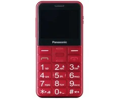 Mobilusis telefonas Panasonic KX-TU155EXBN, Raudonas