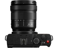 „Panasonic Lumix DC-S9“ + 20–60 mm, tamsiai raudonas