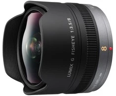 Panasonic Lumix G 8mm f/3.5 Fisheye objektyvas