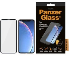 Panzer Glass PanzerGlass 2666 Apple, iPhone Xs Max/11 Pro Max, Grūdintas stiklas, Juodas, Tinka dėklui