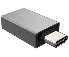 Adapteris USB Platinet USB-A - USB-C Sidabrinė (PMMA9051)