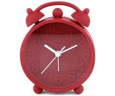 Platinet alarm clock Happiness, red (44870)
