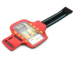 Dėklas Platinetinė rankovė Sport LED, raudona (43708)