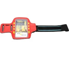 Dėklas Platinetinė rankovė Sport LED, raudona (43708)
