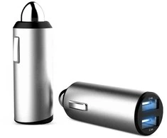 Platinet automobilinis įkroviklis 2xUSB 4.8A (44804)