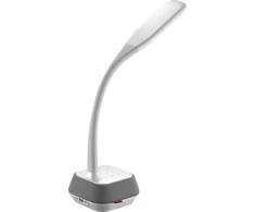 Platinet stalinė lempa su garsiakalbiu ir USB įkrovikliu PDLM6U 18W (44126)