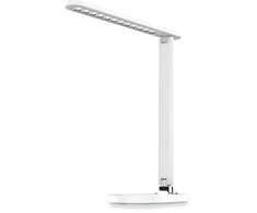 Platinet stalinė lempa su belaidžiu įkrovikliu PDL081W 18W QI, balta (45244)