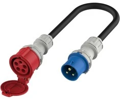 Platinet EV adapteris CEE 16A (F) - CEE 16A (M) (EV_A11C35MC)