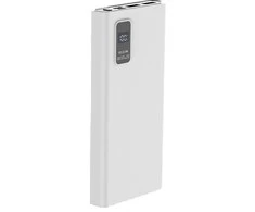 Platinet maitinimo blokas 10000mAh PD QC LED, baltas