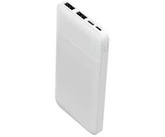 Išorinė baterija PLATINET PMPB10W705, 10000 mAh, baltos sp.